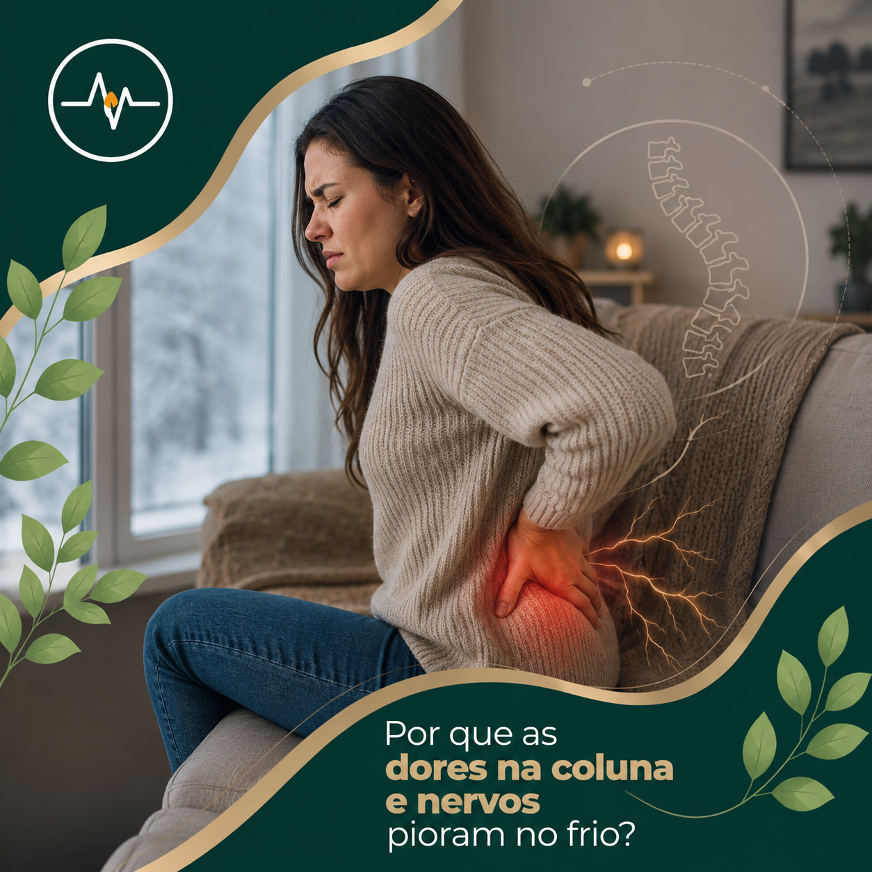 Por que as dores na coluna e nervos pioram no frio?